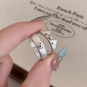 [라일리쥬얼리] Rly 고양이 강아지 커플 우정 반지 기념일 커플 아이