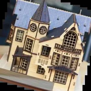 인형소품 판타지 하우스 조립건물 미니어처 프라모델 만들기A