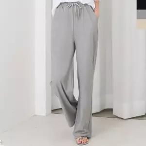 [라일리여성의류] Rly 오피스룩 절개 여성와이드 슬림 슬랙스 9부바지