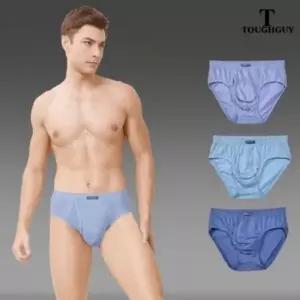 남자팬티 순면 프린트 세트 삼각 브리프 터프가이 남자 속옷 남성 3종 팬티