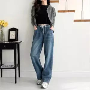 [라일리여성의류] Rly 청바지 와이드바지 9부바지 정장바지 여성정장바지