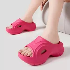 [라일리] Rly 여성 키높이 통굽 발편한 사무실 실내화 EVA