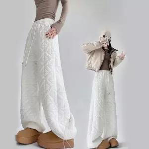 [라일리여성의류] Rly 여성 겨울 기모바지 털안감 허리밴딩 일자팬츠 3