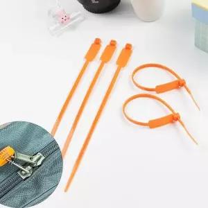 메모 세로 네임텍 이름 케이블타이 주황100P 전선 케