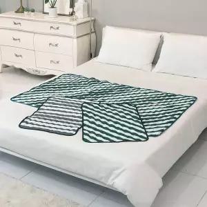 슬립케어 쿨매트 스트라이프 더블 세트 90X140cm
