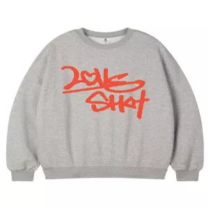 [탑보이][탑보이] 러브 샷 오버핏 기모 프린팅 스웨트 셔츠 (PTM2122)