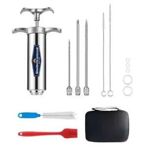 바비큐 스테이크 요리용 주사기 스텐 육즙 염지주사기 바베큐 인젝터