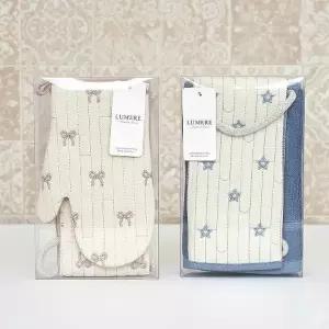 스크럽 장갑 샤워타월 각질 제거 목욕 때밀이 세트