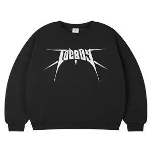 [탑보이][탑보이] 크로스 오버핏 기모 프린팅 스웨트 셔츠 (PTM2120)