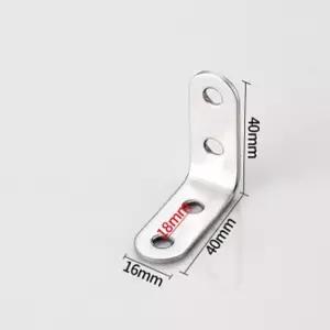 다용도 L자형 코너 브라켓 경첩 꺽쇠 1P 40X40(012404)