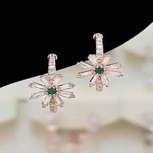 볼라레 세이브존03 볼라레 에메랄드 스타버스트 은침링귀걸이 2color AQSSS1920A