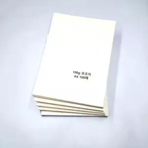 [문구] 주보용지 A4사이즈 100g 모조지 백상지 500매 두꺼운용지