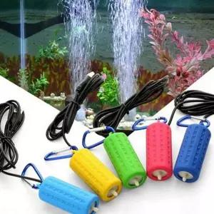저소음 소형 수족관 기포기 어항 산소 공급기 휴대용산소공급기