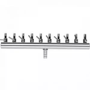 수조용 어항 10구 스테인레스 수족관 분배기 공기량 에어