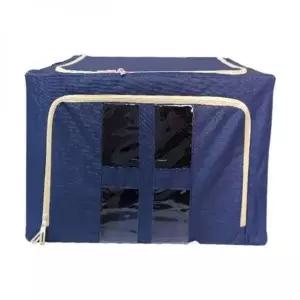 리빙박스 수납함 옷 이불 보관함 패브릭 폴딩박스 대형 80L