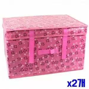 리빙박스 옷 보관함 2개 세트