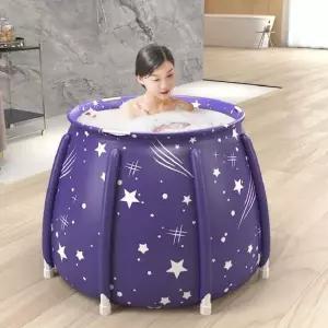 이동식 욕조 1인용 반신욕기 간이 사우나 욕조 소형