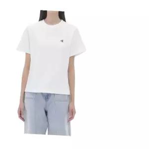 [Calvin Klein][캘빈클라인]Jeans 여성 CK 스몰로고 반팔 티셔츠_632894 711870