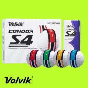 볼빅 콘도르 S4 DL360 듀얼코어 우레탄 4피스 골프공 12구
