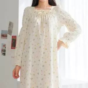 여름 플라워 파자마 원피스 잠옷 루즈핏 수면홈웨어 가벼운