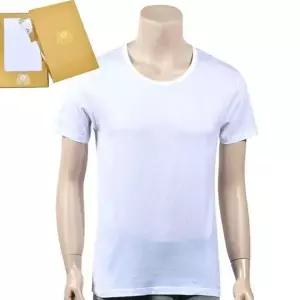 수피마 코튼 남성 반팔 런닝 이너웨어 순면 라운드 티셔츠