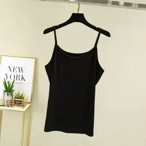 부드러운 모달 소재 여성 끈나시 슬립 이너웨어 여름 데일리 속옷