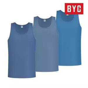 [BYC] 남성 민소매 런닝 순면 나시 메리야스 MCF2329 3매입