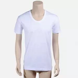 남성 40수 순면 반팔 런닝 무지 백색 이너웨어 면 속옷 상의