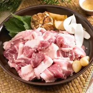 [청년미트] 1등급이상 한돈 자투리 뒷고기 1kg (찌개용)