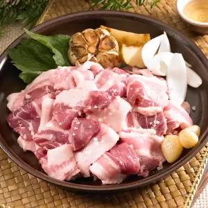 [청년미트] 1등급이상 한돈 자투리 뒷고기 500g (찌개용)