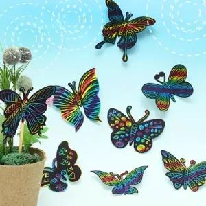 [아트드림] 스크래치 종이 나비 (12종1세트)