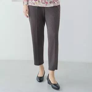 [마담4060]엄마옷 마담4060 바지 중년여성 데일리 부엉이나염배기팬츠 -YPN2603058-