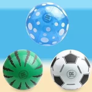 수영장 해변 물놀이 수박 축구공 땡땡이 비치볼 1P 대형