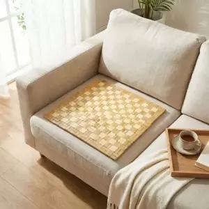 대나무방석 여름 쿨 여름마작 마작 차량용 쿨링 통풍 의자 방석 자동차 시트커버 럭셔리 마작방석