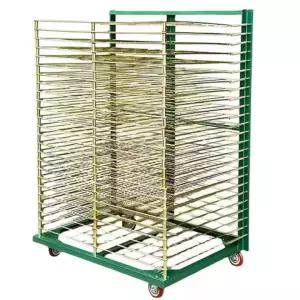 스크린 인쇄용 건조랙 대형 망 실크스크린 다층 드라잉 그림판 작업용 거치대 말림대 하중