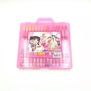 55색60본 크레파스 크레용 꿈빛 파티시엘 여아용