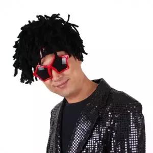 레게가발 블랙 파티가발 이벤트 행사 축제 연극 공연