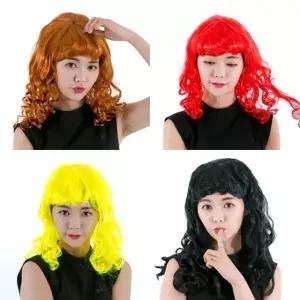 뱅웨이브가발 여장 파티가발 행사 공연 연극