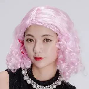 요정 핑크 가발 파티가발 요정 분장 이벤트 행사 축제