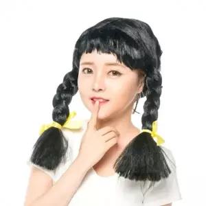 파티가발 삐삐가발(블랙)파티가발 이벤트 연극 공연