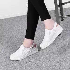 [옷자락]여자 봄 여름 가벼운 통굽 슬립온 샌들