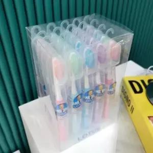 로터스 칫솔 20p 대용량 미세모 치아관리 휴대용 케이스 포함 개별포장