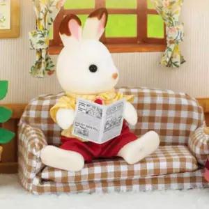 실바니안 패밀리 쵸콜릿 토끼 아빠 쇼파 인형 피규어 장난감