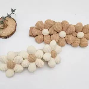 핏픽 플라워 커튼 밴딩 홀더 2p 타이백 커튼끈 3꽃 WFLDCPG