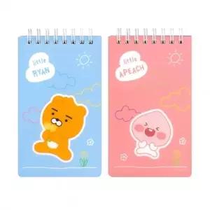 210D] 2500 리틀카카오프렌즈 러블리 PP 커버 스프링 수첩 (6개세트)