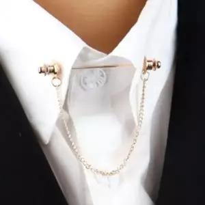 SpaR 셔츠고정 체인 카라핀 골드 OWJ60323