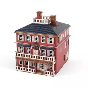 [크래프트빌]DIY 나무 모형 조립 키트 미니 대불호텔&중화루 YA002