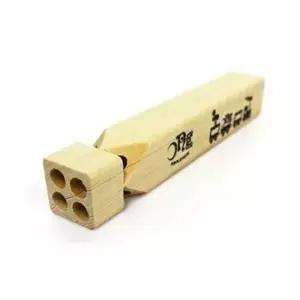 휘슬 놀이용 기차 호루라기 유아용 목재 나무 교구