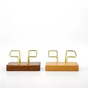 우드 나무 명함거치대 데스크 책상꾸미기 인테리어