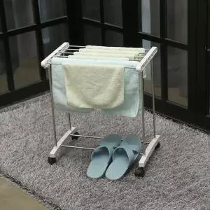 TBZ 이동형 뉴실내건조대 1단 빨래건조대 스텐 미니건조대